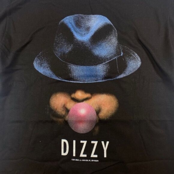 NWOT Dizzy Gillespie Bubble Gum Tee Shirt Black,  Size Medium - Picture 2 of 2